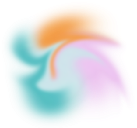 Abstract Liquid Glowing Edgy Swirls